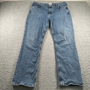 AGOLDE Women's Vintage Straight Jeans Blue Denim Size 34 High‎ Rise
